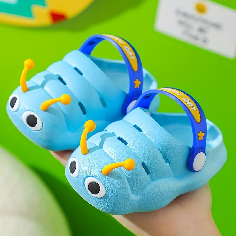 Baby Girl's Cartoon Printed Foam Slides Non Slip Slippers Clogs