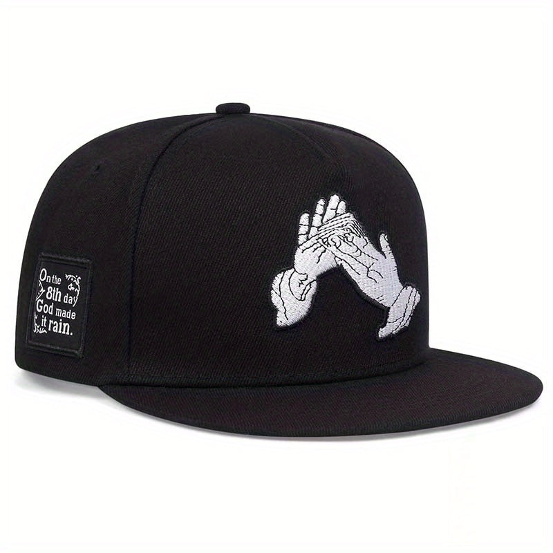 Men's Double Hands Mult. Flat Brim Hat