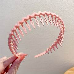 Rhinestone Wave Hair Hoop Crystal Hairband Non slip Hair Accessory