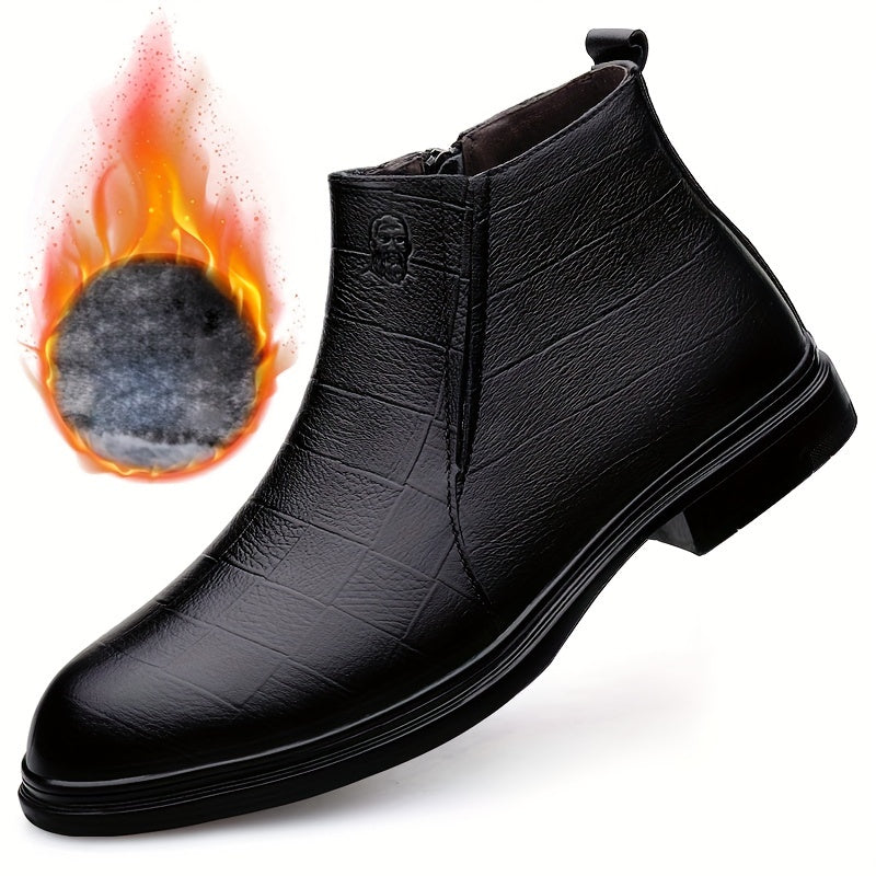 Men's Leather Chelsea Boots Casual Walking Shoes