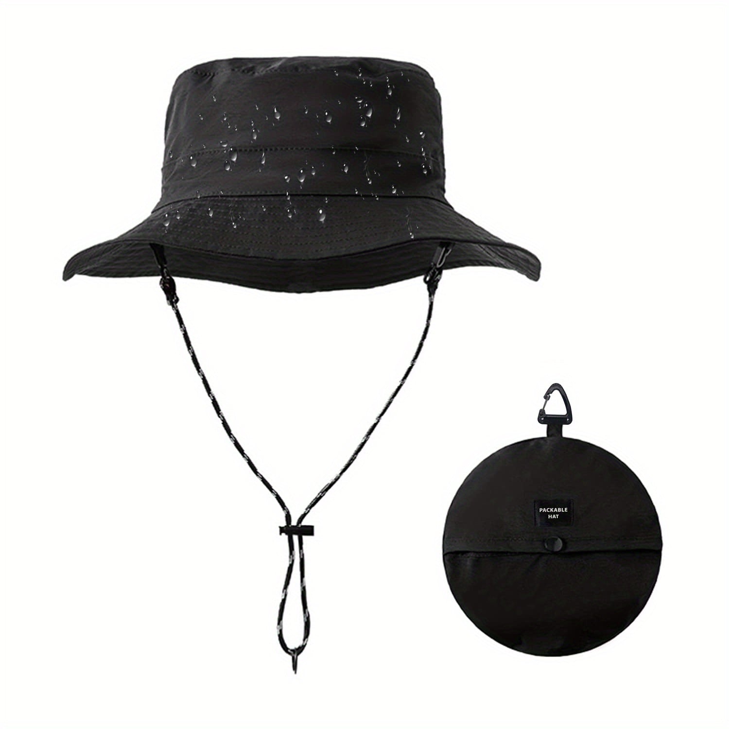 Breathable Waterproof Bucket Hat for Outdoor Sun Protection