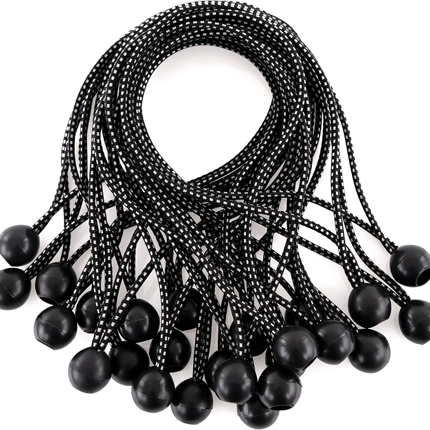 10pcs Elastic Straps with Buckle for Secure Tie Downs 5.5 Inches