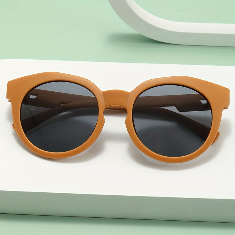 Kids Round Frame UV400 Sunglasses for Outdoor Sports