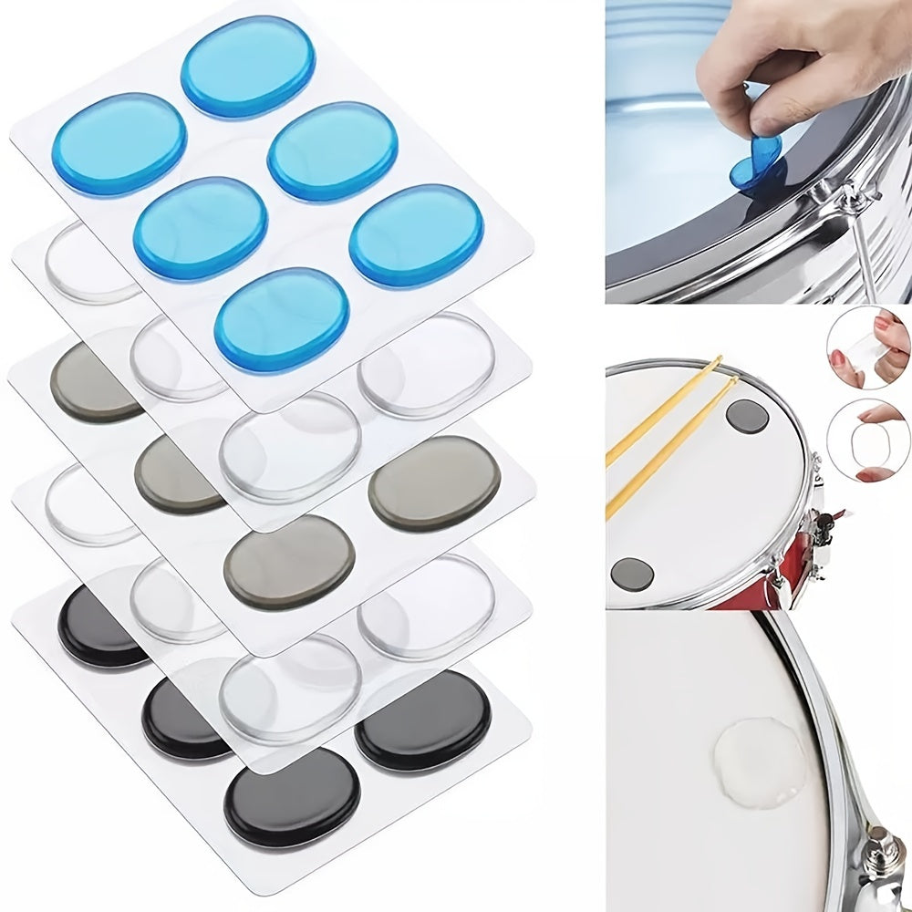 6pcs Drum Mute Pad Set for Percussion Instruments
