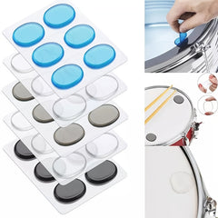 6pcs Drum Mute Pad Set for Percussion Instruments