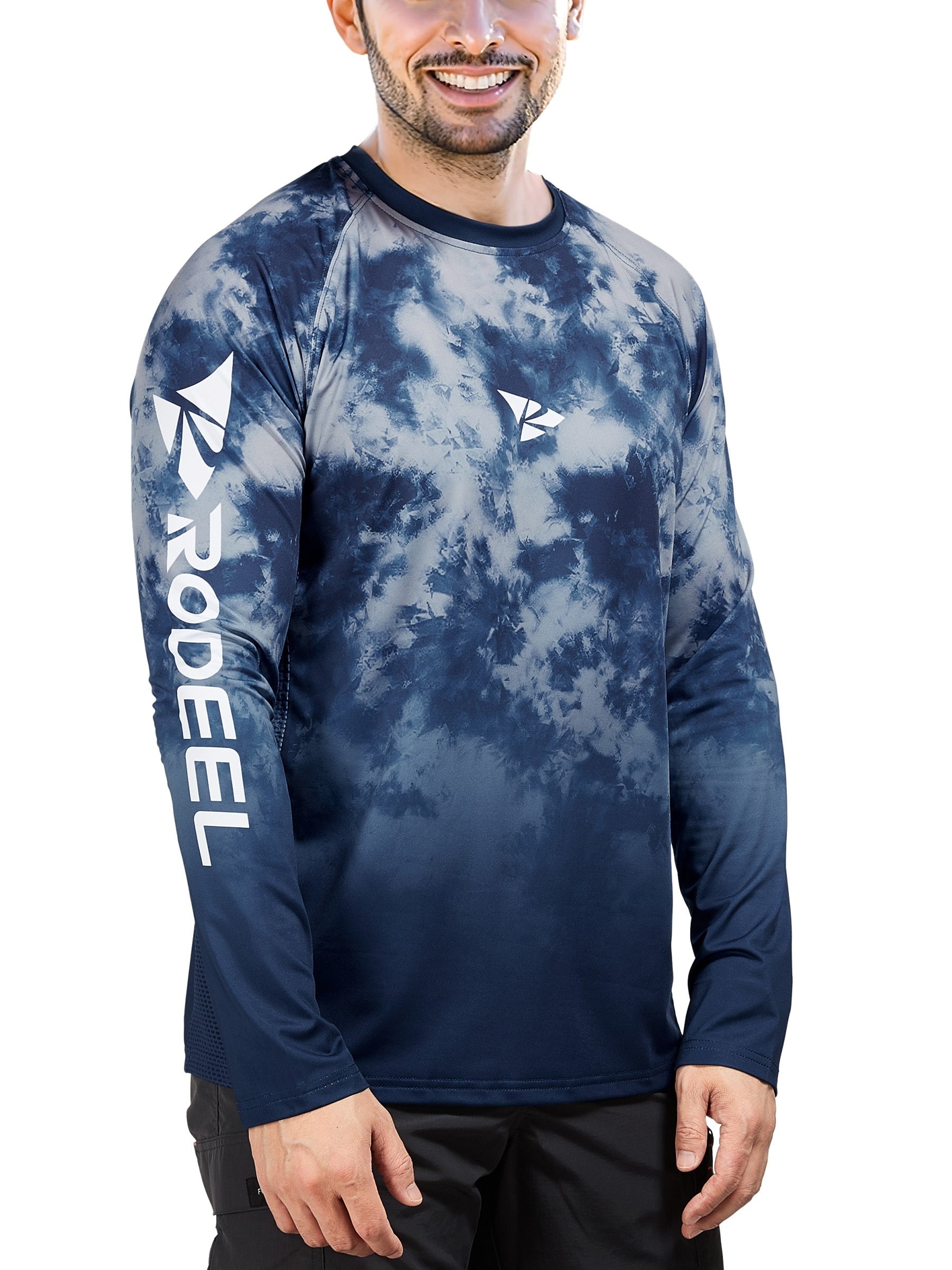 Men's Camo UPF 50 Sun Protection Shirt Long Sleeve Quick Dry