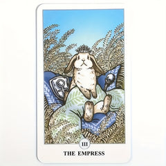Lunalapin Rabbit Tarot Deck - Fun Tarot Game for Friends