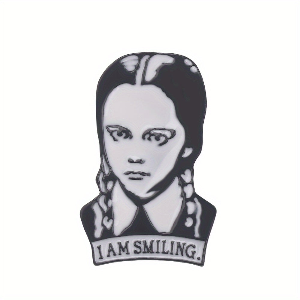 Men's Creative Braided Little Girl Brooch Y2K