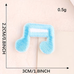 11pcs Embroidered Music Note Patch DIY Iron on Style