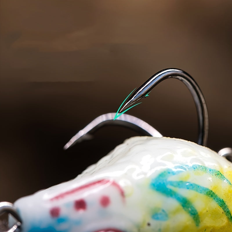 Bionic Frog Lure Double Hook Blade Fishing Accessories