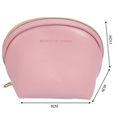 Nordic Style Light Waterproof Makeup Wash Bag PU Leather Pocket