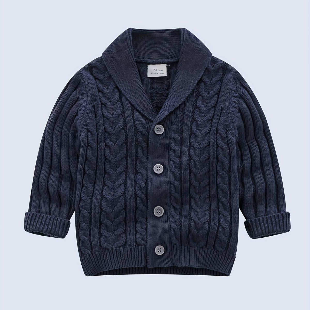 Unisex Baby Cardigan V Neck Botton Sweater For Winter Kids