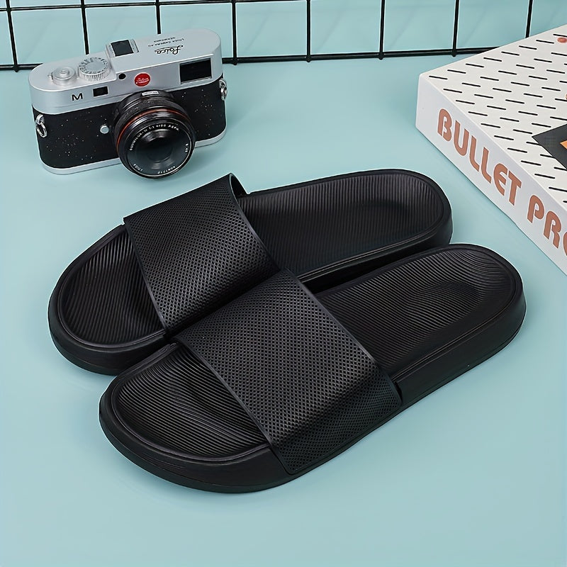 Men's Lightweight Slip On Slides Soft Sole House Slippers