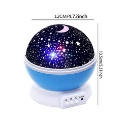 Romantic Starry Sky Light USB Powered 360 Rotating 2 Power Modes 2 Light Modes