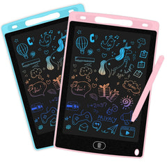 8.5in LCD Writing Tablet 2 Pack Kids Drawing Pad Educational Toy