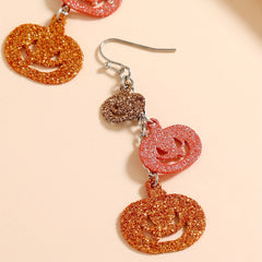 Funny Pumpkin Dangle Earrings Classic Style Jewelry