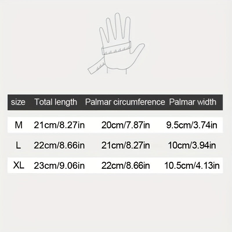 Men's Winter Warm Gloves Waterproof Touch Screen Cold Weather Running