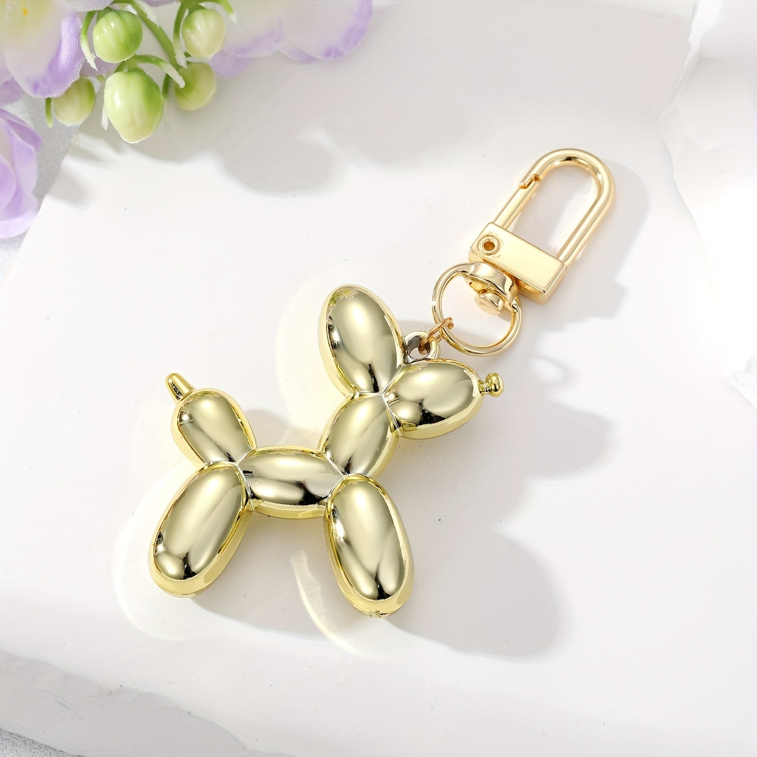Balloon Dog Keychain Cartoon Animal Series Wallet School Bag Pendant