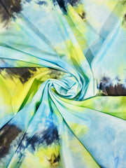  Tie Dye One Shoulder Top & Shorts Set
