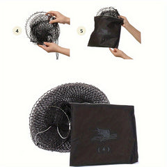 Foldable Fishing Net Collapsible Mesh Fishing Gear