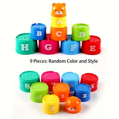 Fun Number Stacking Cup Science & Education Bath Toys