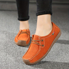 Soft Sole Loafers Classic Round Toe Flat Shoes Women's Footwear