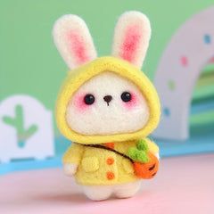 Stylish Rabbit Series Wool Felt DIY Material Kit