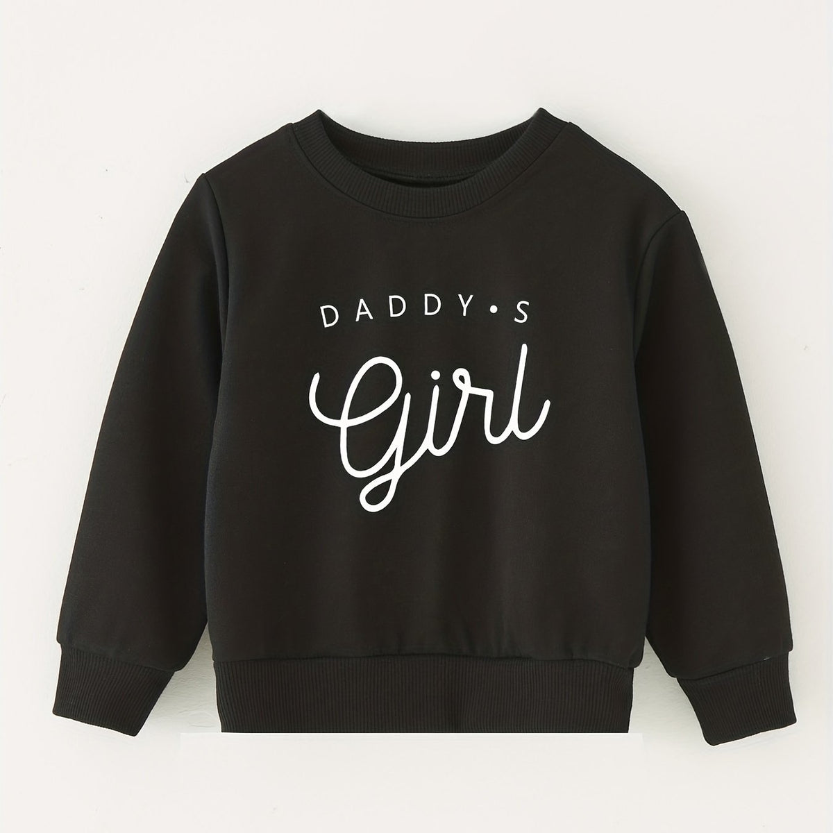 DADDY'S GIRL Round Neck Sweatshirt for Kids