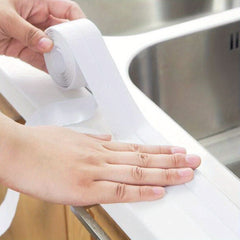 Gray Self Adhesive Caulk Strip for Kitchen & Bathroom Sealing