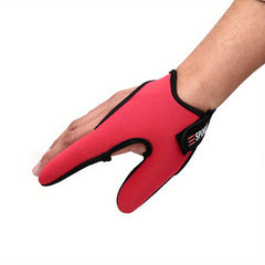 2-Finger Fishing Gloves Anti Slip Anti Cut Carp Tackle