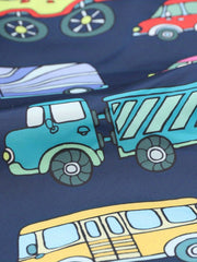 Boys Teen Car Graphic Zipper Hooded Jacket Spring Fall