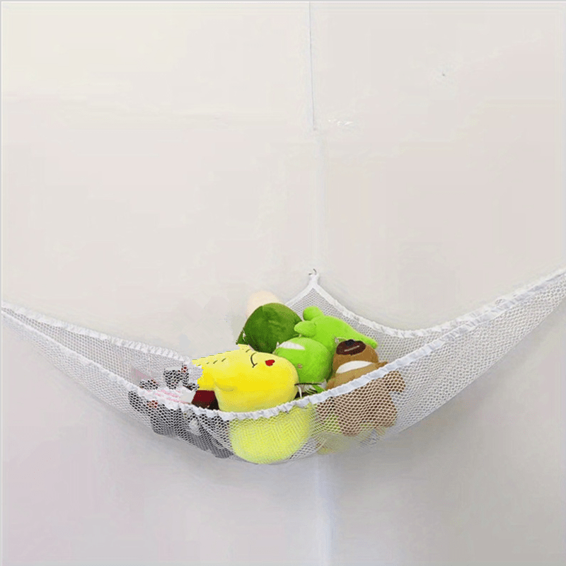 Large Corner Mesh Toy Storage Hammock