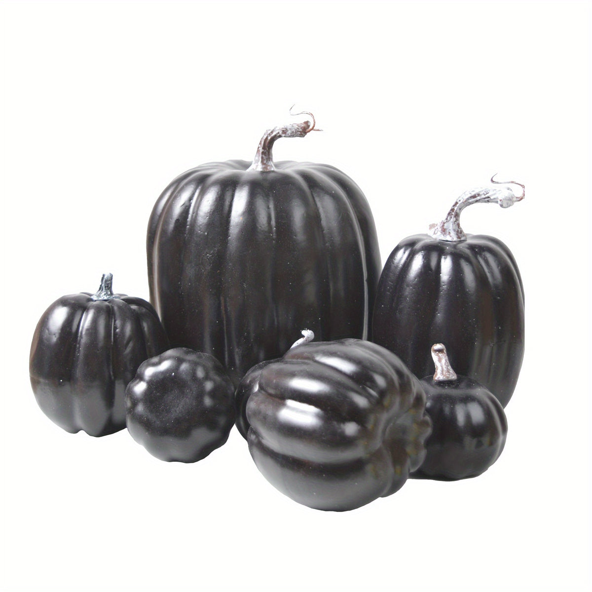 7pcs Thanksgiving Artificial Pumpkin Home Decoration Set
