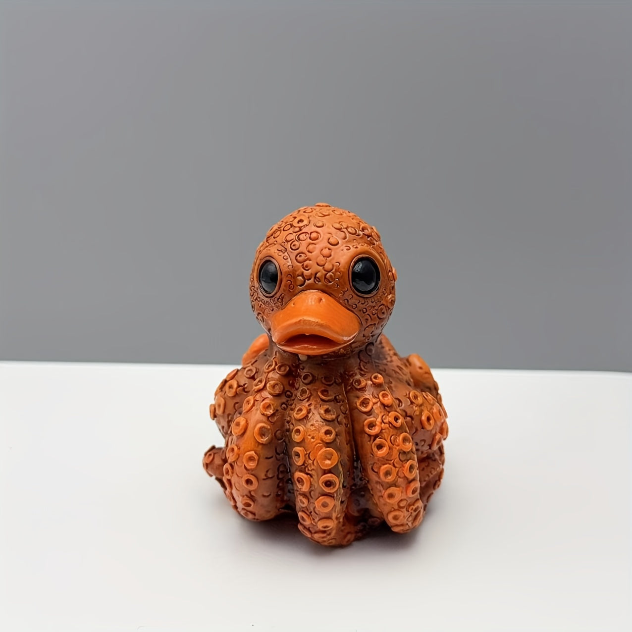 Octopus Duck Resin Statue Ocean Series Mixed Colors Artistic Decor