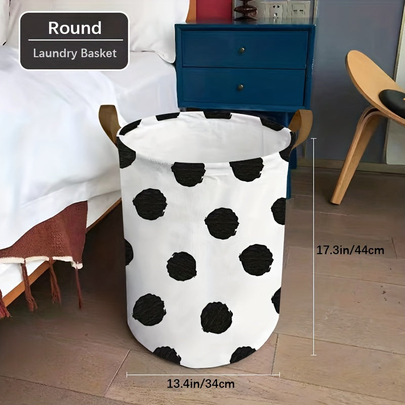 Foldable Laundry Hamper Waterproof Fabric Dirty Clothes Storage