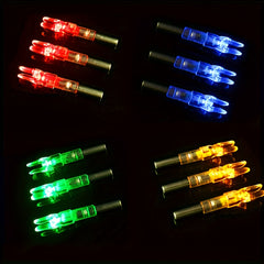 6pcs Lighted Nock For Arrows LED Nocks for Archery Night