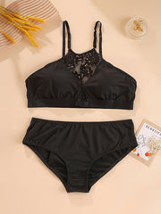  Lace Racer Back Bra & Panty Set
