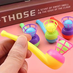 20pcs Magic Floating Ball Blowers Assorted Colors Plastic Desk Toys