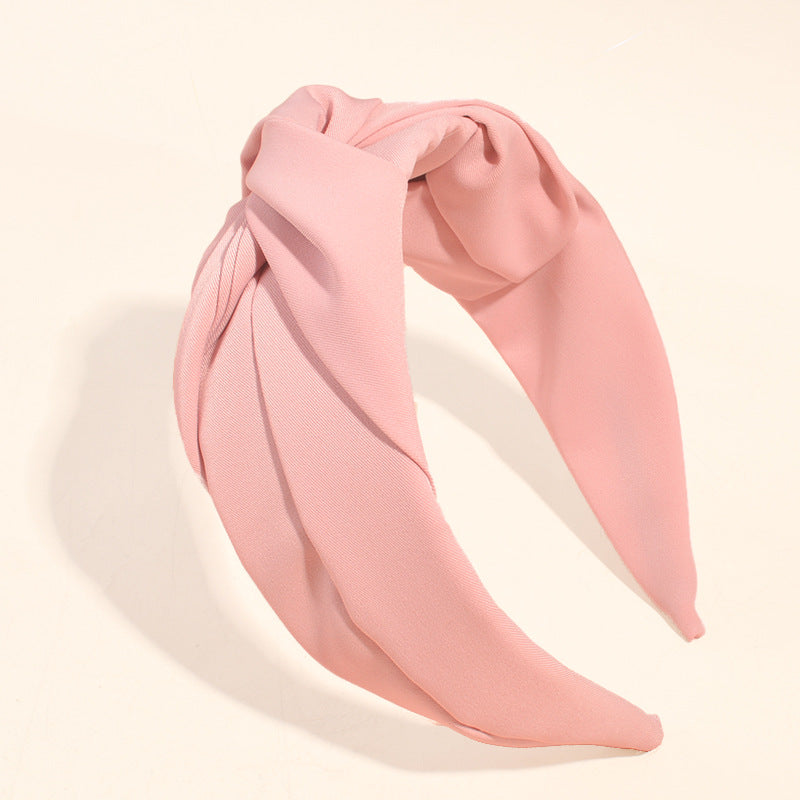 Ruched Knot Hairband Retro Headband Hair Accessories For Daily
