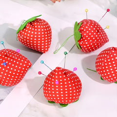 DIY Craft Strawberry Pin Cushion Needle Holder Sewing Kit