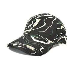 Men's Digital Print Hip Hop Cap Outdoor Sun Hat