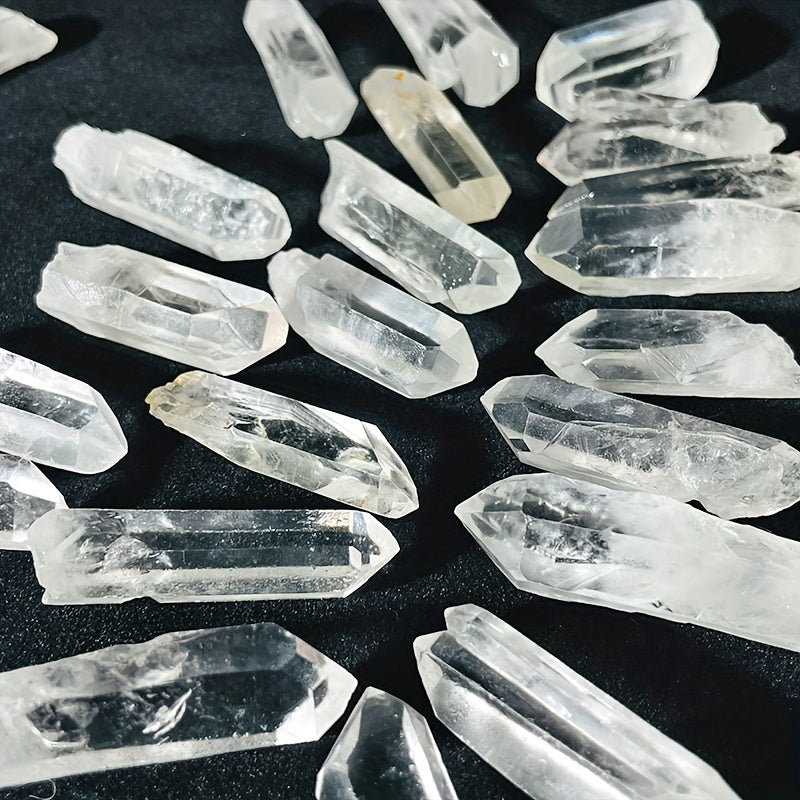 50g 100g Natural Clear Quartz Crystal Point Imperfect