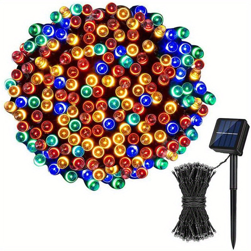 300 LEDs Solar String Lights Outdoor 8 Modes Waterproof Xmas Tree Lights