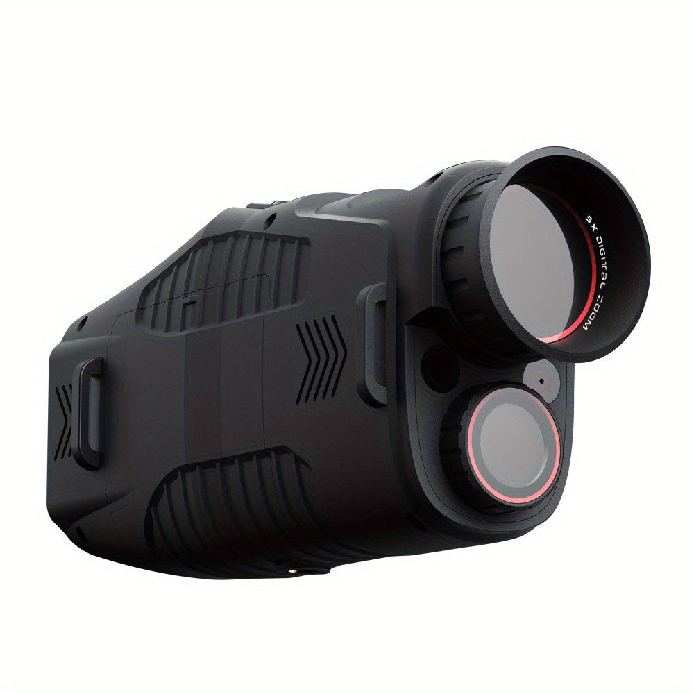 1080p Night Vision Monocular with 128GB Memory - Ideal for Camping & Travel