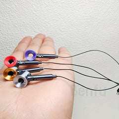 Mini Hair Dryer Dollhouse Accessory 4 Colors Non Electric Compact Size