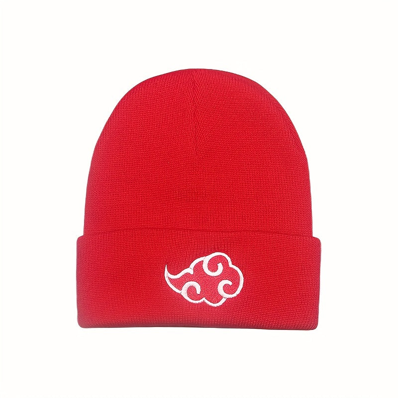 Embroidered Knitted Wool Hat for Men and Women
