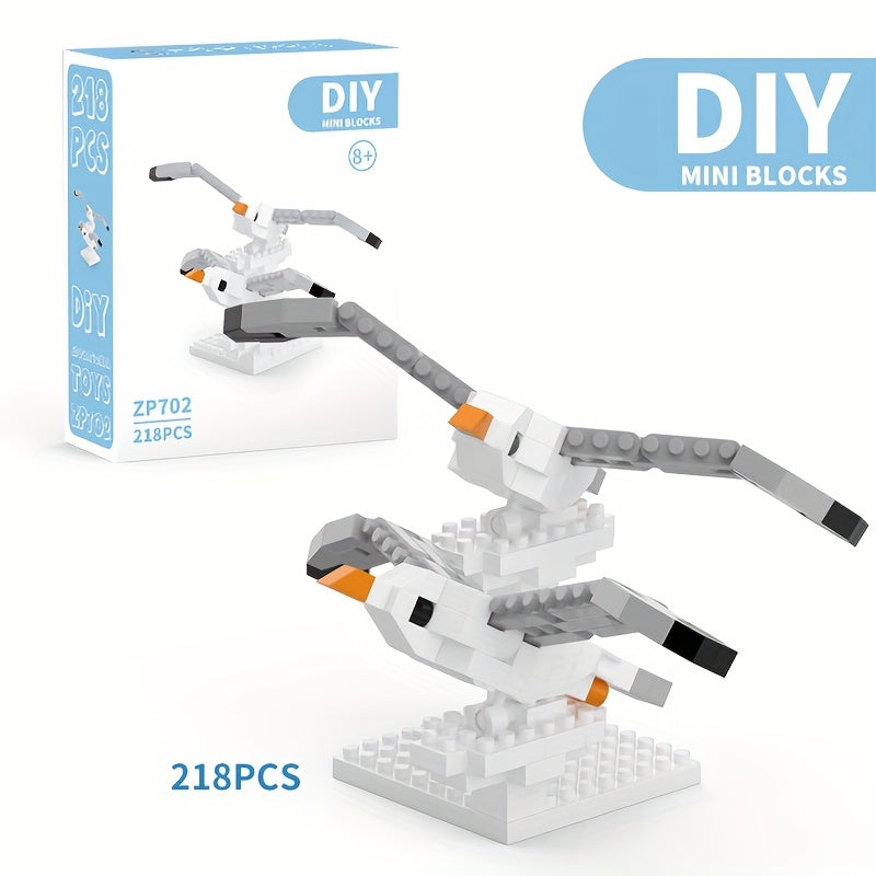 DIY MINI Building Blocks Bird Series Educational Assembly Toys