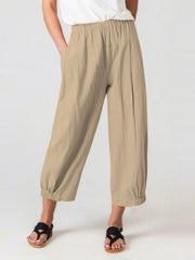 High Waist Loose Fit Harem Pants