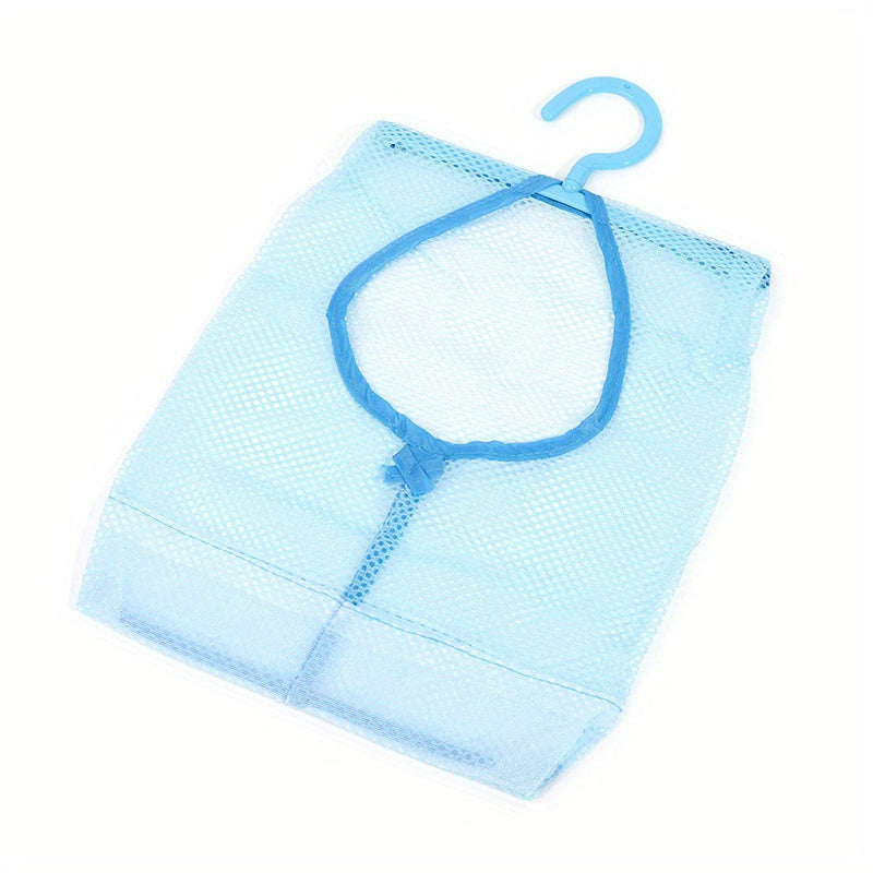 Mesh Hanging Storage Bag for Kitchen Bathroom Foldable Organizer