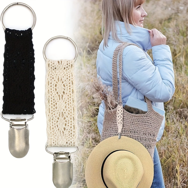 1 pc Straw Hat Clip Lightweight Travel Hat Clip Portable Clip For Bag